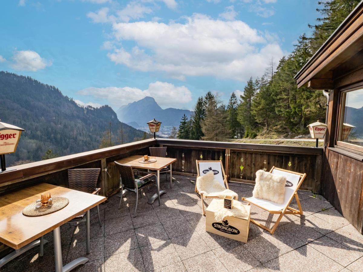 埃布斯镇Alpengasthof Veitenhof别墅 外观 照片
